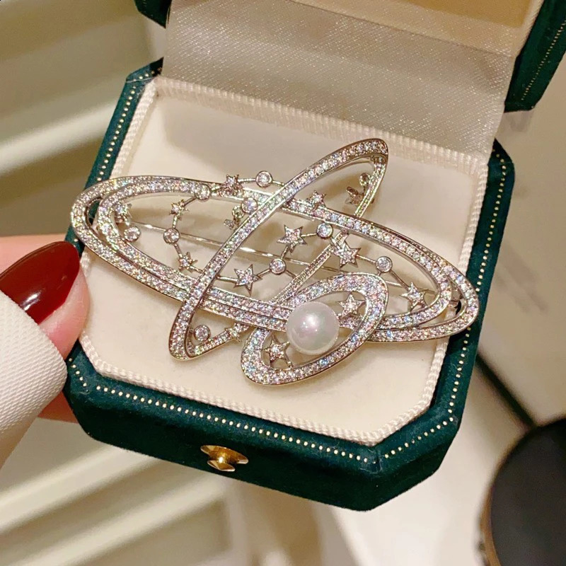 Elegant Pearl Flower Brooch Pin Badge For Women Girls Fashion Clothes Decoration Jewelry Gifts 250625