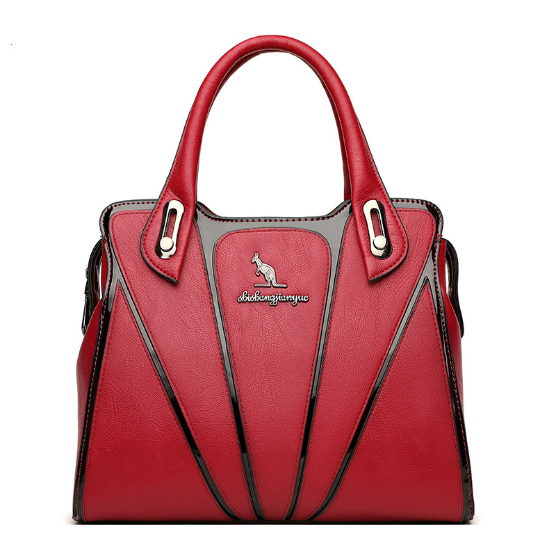 Free Shipping Designer Fashion Kangaroo Women's Bag New Korean High-end PU Women's Shoulder Crossbody Bag Suitable For Middle-aged Mothers