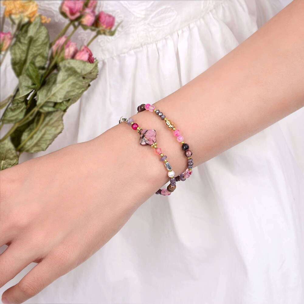 Bohemian Natural Stone Beaded Long and Short Phone Chain Friendship Gift Accessories