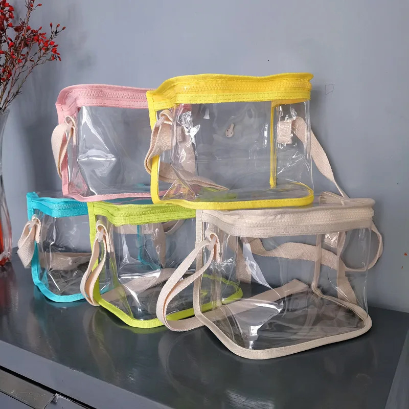 PVC Transparent Children Bag Beach Bag Hand-held Crossbody Bags for Women Purses and Handbag Ladies Handbags Tote Bag 250707