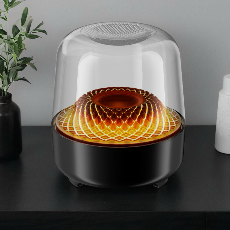 an K a R-Don Aura Studio 4 Premium Bluetooth Wireless Speaker with 360° LED Light Show Rich Bass and Clear Sound Eco Friendly Design