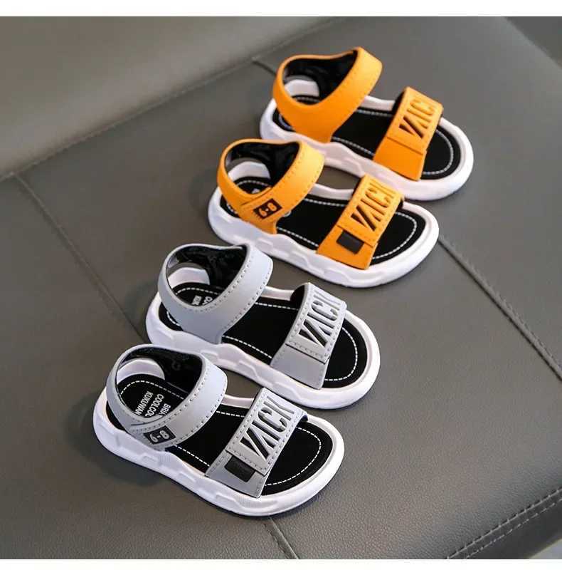 Children Sandals Students Non-slip Shoes Simple Generous Boys Girls Sandals Easy to Wear and Take Off Soft Bottom Kids Casual Footwear R250707