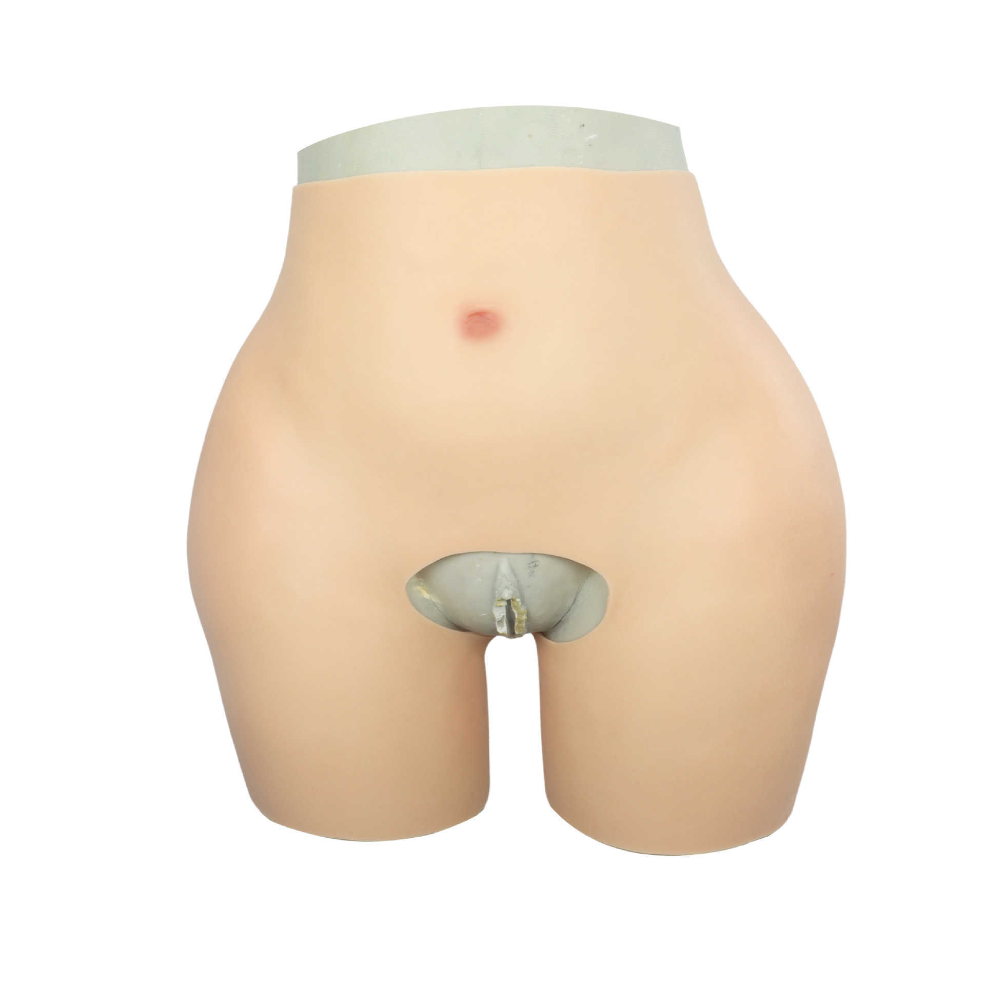 Silicone Fake Penis Pants Hip Enhancer Cross Enhancer Transvestite Supplies Fake Vagina Crotchless Fake Buttocks S2578