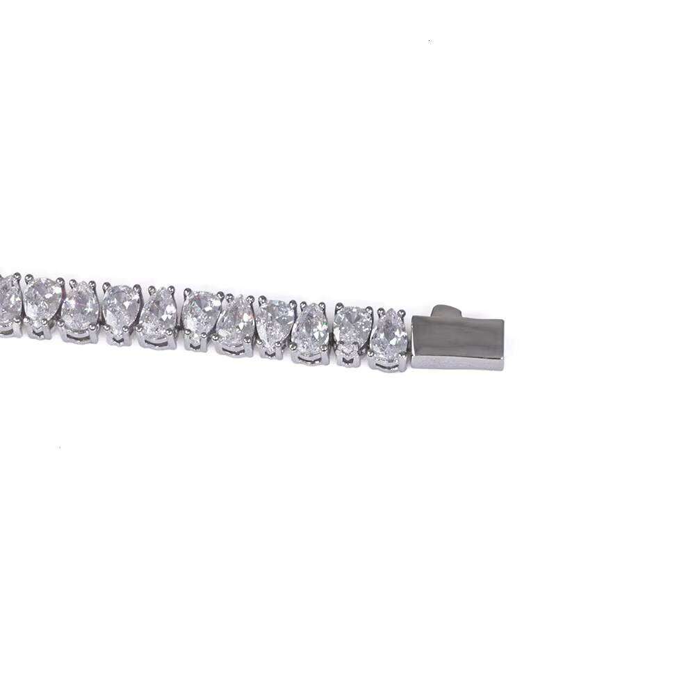 NUOYA Gold Plated Hip Hop Drip Dia Chain Cubic Zirconia Women Tennis Bracelets