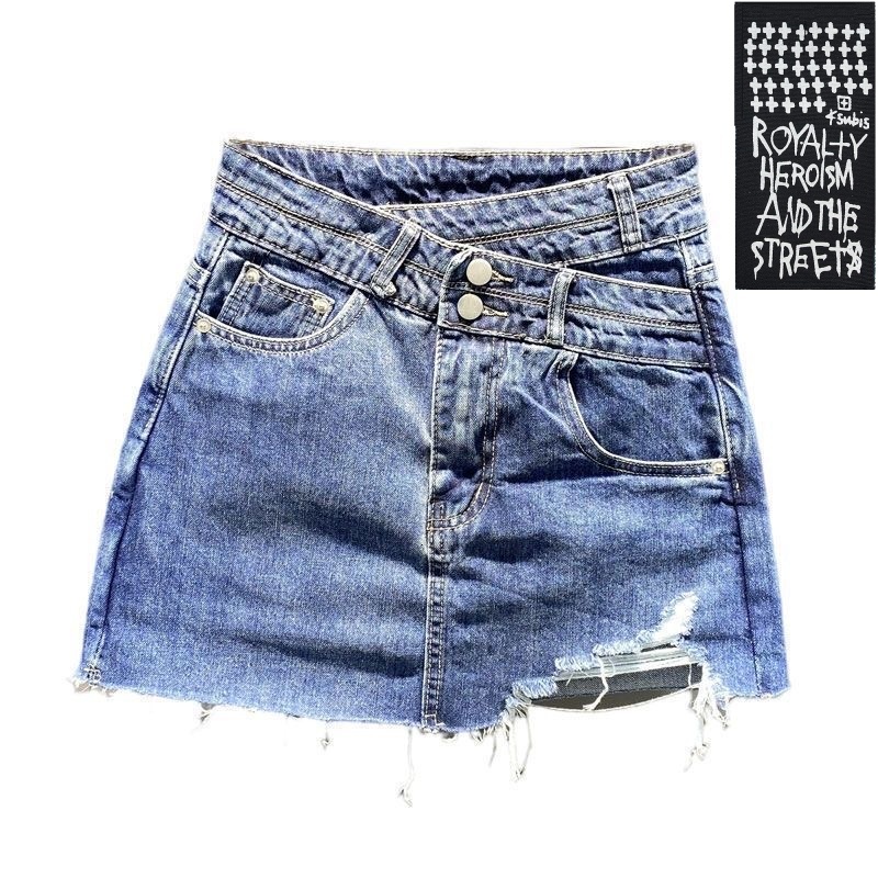 Womens ksubis jeans Brand Long Jean Denim Shorts Cycling Pant Short Cowboy Skirt Girl Jeans Gray Side Same Spring Summer Black Burnou