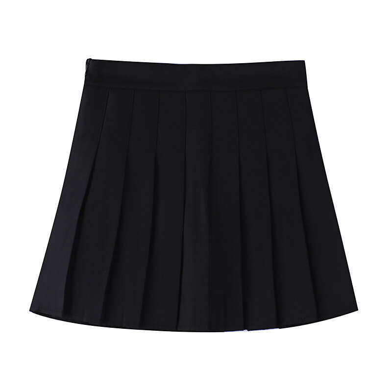 Pleated Short Autumn Winter New High Waist Slimming JK Plaid Anti-Exposure A-Line College Half Skirt Wholesale B5