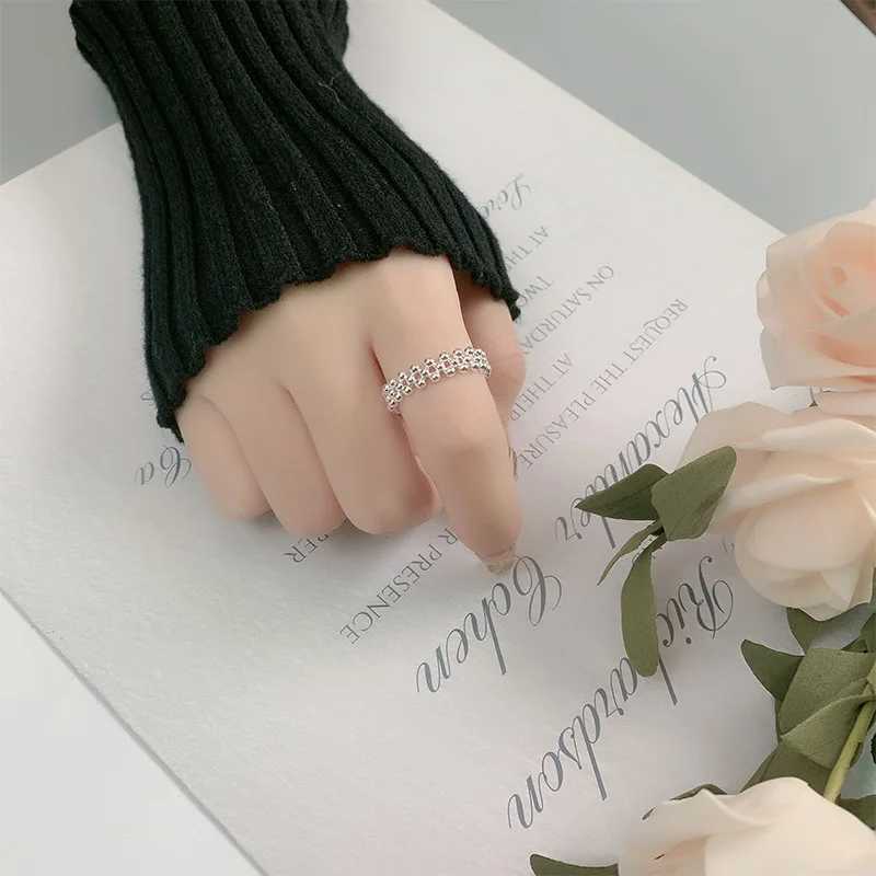 925 Sterling Silver Bilayer Ball Own Rings For Women Wedding Luxury Quality Jewelry Accessories Jewelry Argent 925 XJ250707