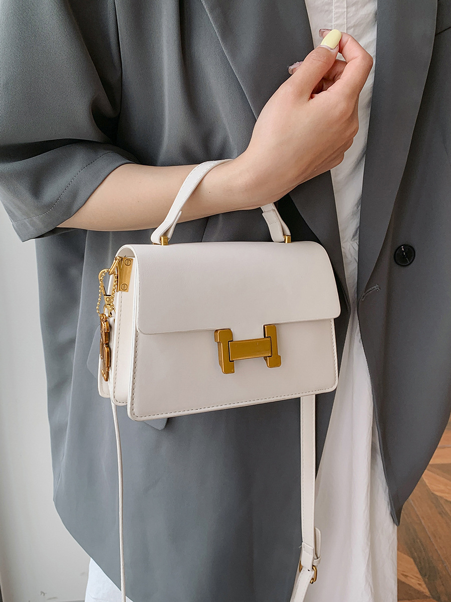 Free Shipping Women's 2025 Solid Color Square Bag - Korean Fashion Chic Crossbody Shoulder Handheld Purse Premium