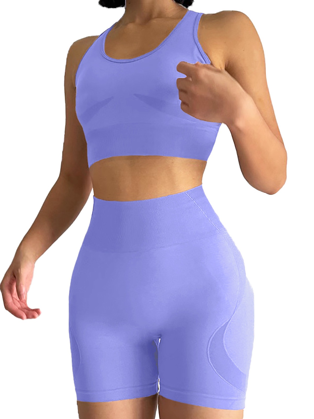 Quick Dry Two-Piece Womens Sports Bra Top and Leggings Combo Perfect for Yoga and Workout Sessions