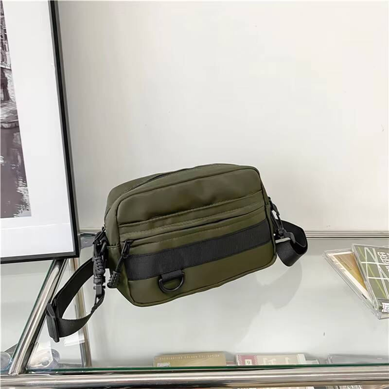 Casual Men Women Unisex Crossbody Bags Fashion Solid Color Couple Shoulder High Quality Nylon Messenger Bag Handbags ddmynov