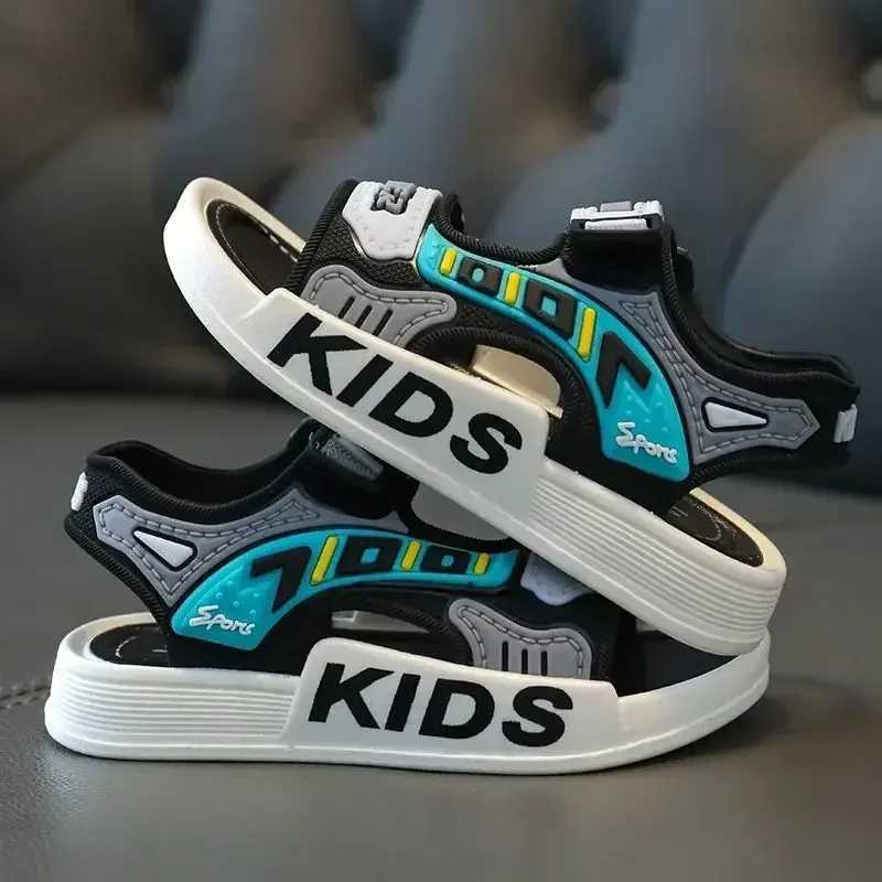 New Summer Children Sandal Boy Cute Cartoon Shoe Non Slip Kid Student Outdoor Beach Sandal for Non-slip Infant Baby Sports Shoes z2507087P7P