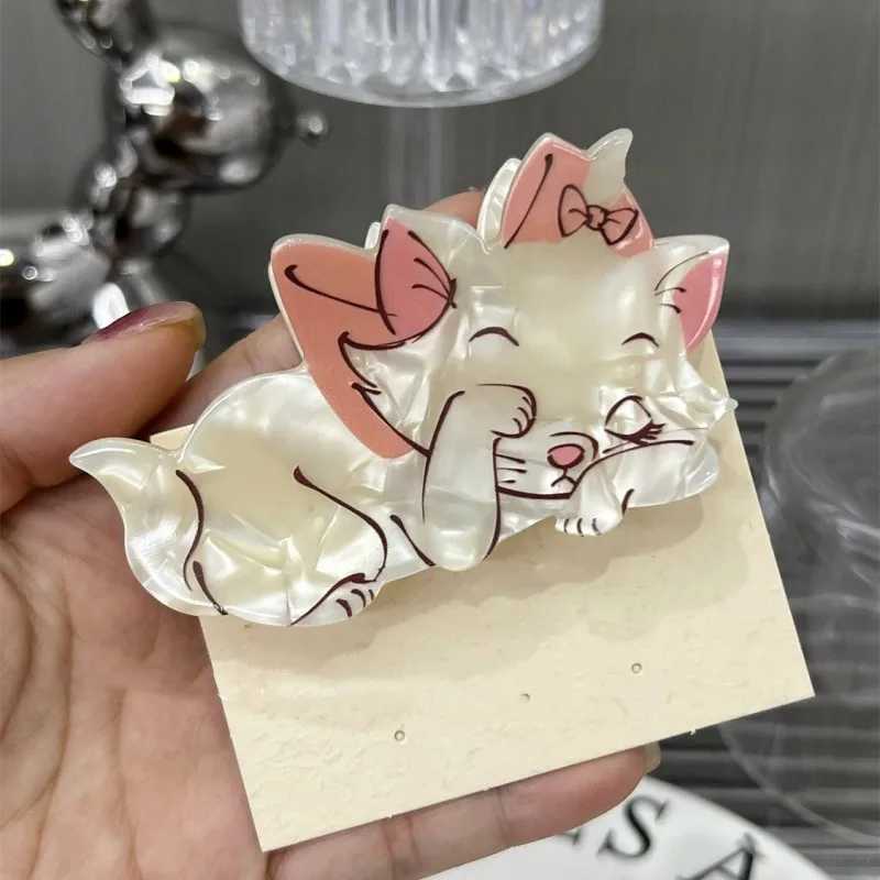 Creative Cute Cartoon Cat Hair Clip Animal Acetate Claw Clip Girls Crab Hair Clip Personality Clip Hair Accessories for Women Z250707