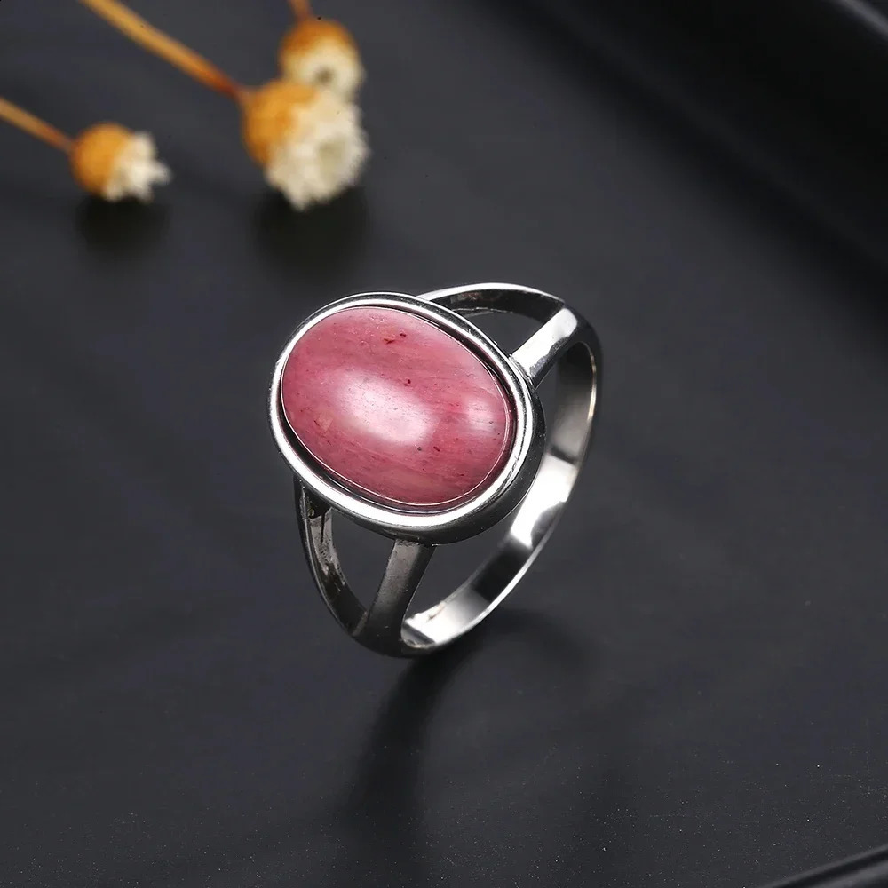 Simple Natural 1014mm Tiger Eye Ring S925 Silver Jewelry Rings for Women Men Large Stone Vintage Gift 250624