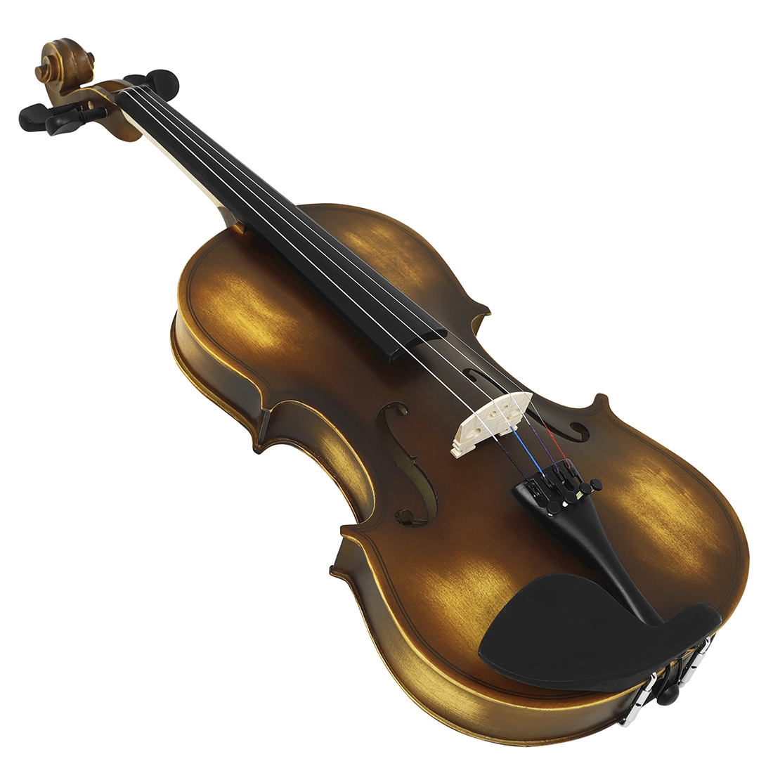 Hot Wholesale matte AV-207 Violin Cheap Prices Handmade Basswood Body Accessories 4/4 Solid Wood Material Violin With Case