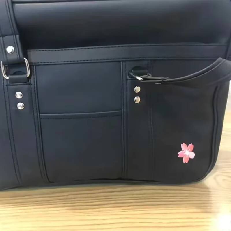 2024 New Women Japanese JK Uniform PU Student Commuter School Bag Large Capacity One Shoulder Straddle Bags Handbag ToteBag ddmynov