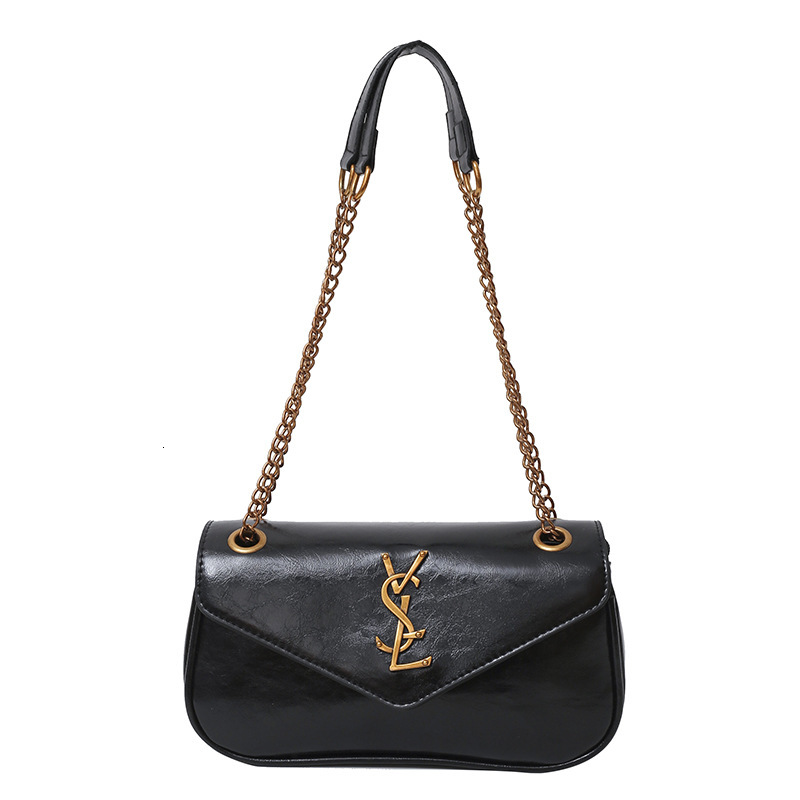Designer Small for Women 2025 New Envelope Underarm Chain Textured Fashion Shoulder Crossbody Light Luxury Women's Bag
