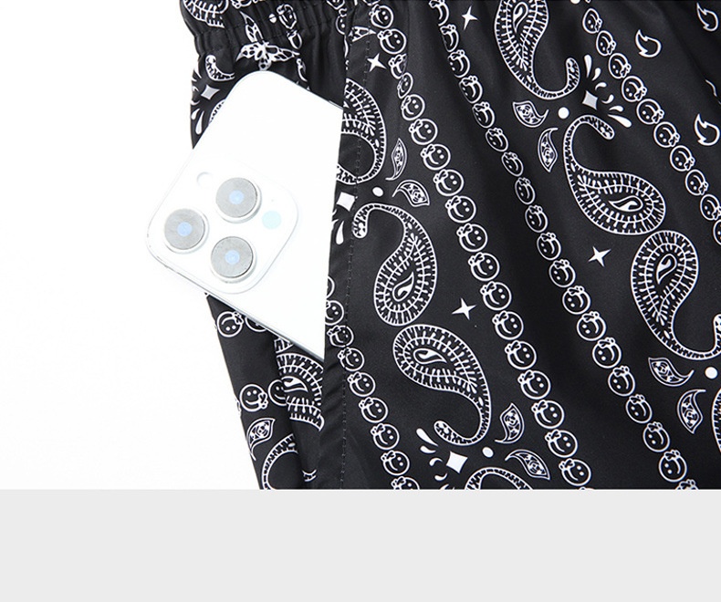Luxurious Design Men's Shorts Paisley Fashion Beach Swim For Men 3D Print Quick Drying Drawstring Board Simple Square Plaid Surf Trunks