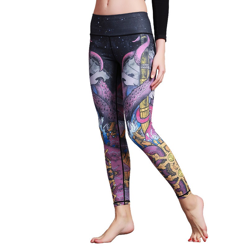 Women's Quick-Dry Yoga Pants - Stretchy Outdoor Sports Running Tights