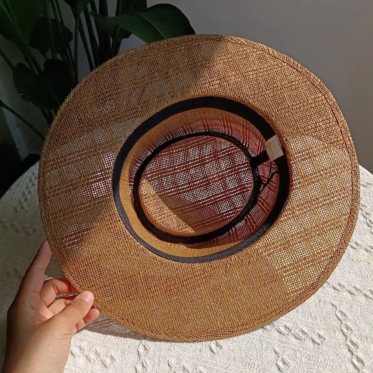 Summer Straw Hat Beach Sun Protection Grooved French Womens Accessories 250707