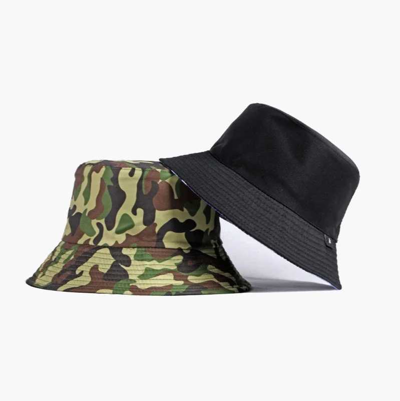 Spring and Summer Sunshade Bucket Hat Beach Fisherman Cap Womens Outdoor Hats Mens Camouflage Basin Panama Caps Y250707