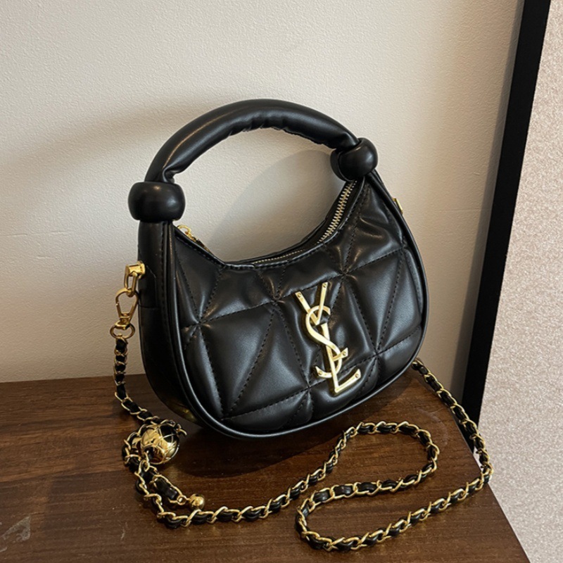 Designer High-End Small for Women 2025 New Korean Fashion Quilted Chain Versatile Shoulder Crossbody Light Luxury Women's Bag