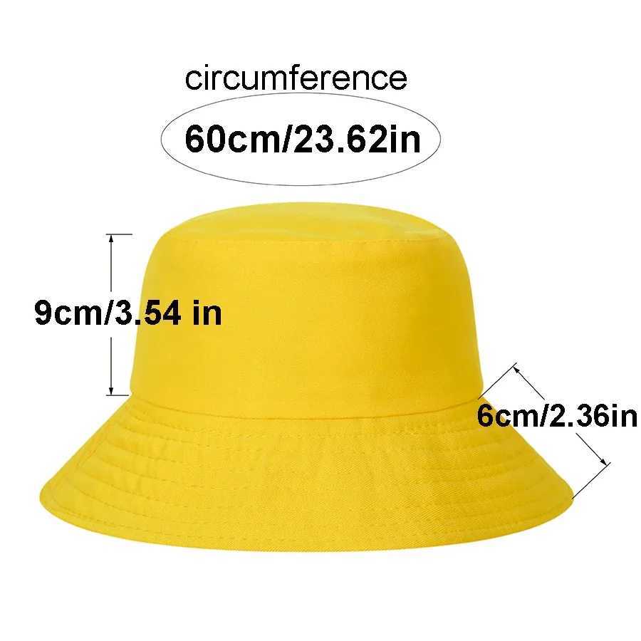 Custom Text Solid Reversible Bucket Hats Men Women Outdoor Fisherman Caps Beach Fishing Hat Unisex Panama Hat Y250707