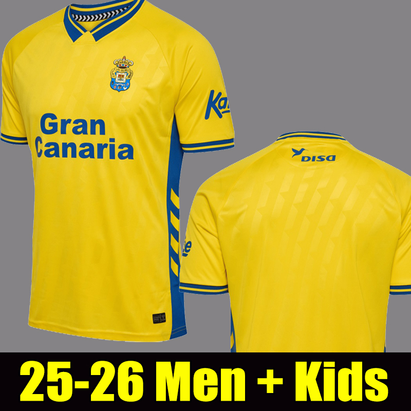 25 26 Las palma soccer jerseys 2025 2026 home away football shirt men kids kit camiseta de futbol