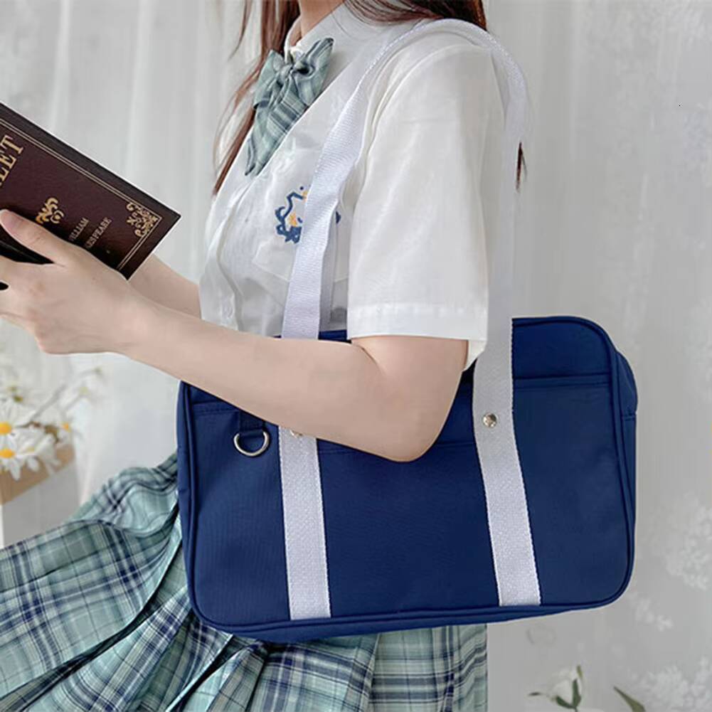Japanese College Student School JK Commuter Bag Briefcase Anime Cospaly Costume Shoulder Tote Bags Messenger Handbags ddmynov