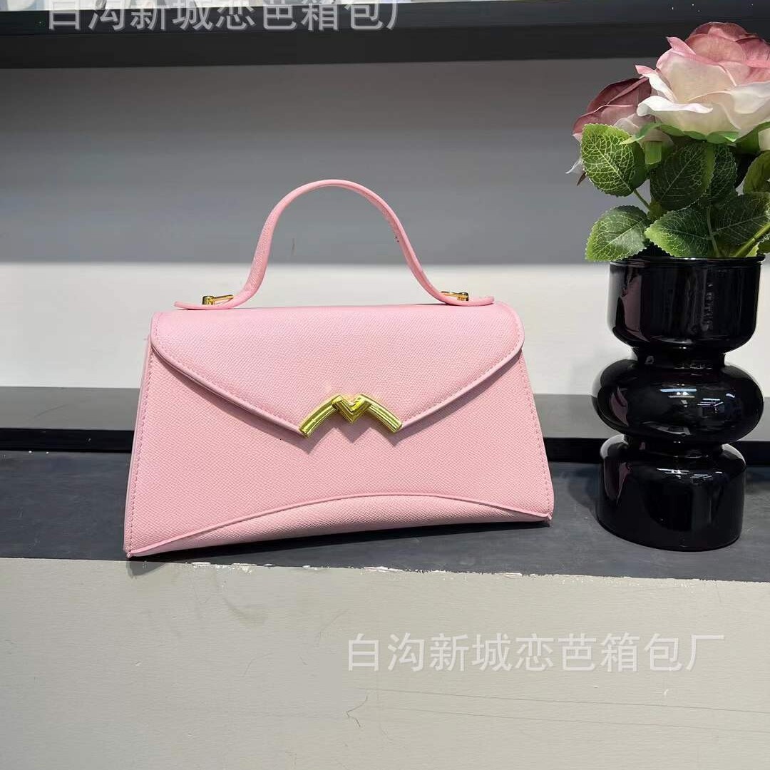 Designer 2025 New Monet Toothpick Pattern Handbag High-end Horizontal Shoulder Crossbody Light Luxury Women's Bag