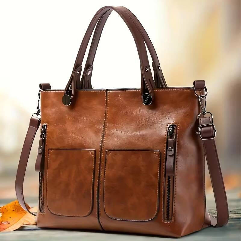 Womens Fashion Classical Style Crossbody Handbag Retro PU Leather Shoulder and Purse Casual Bag Daily ddmynov