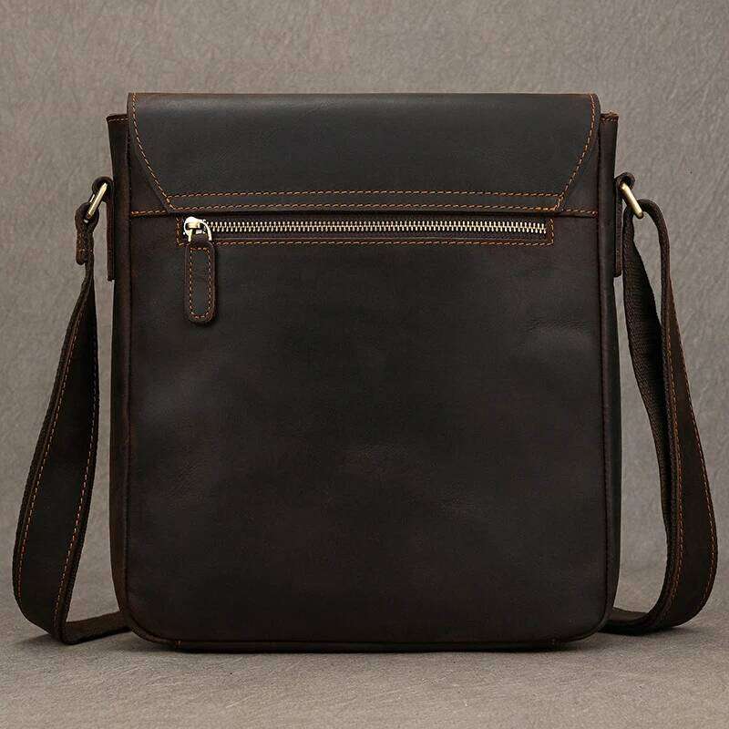 Luxury Designer High Quality Men's Shoulder Bag Genuine Leather Crossbody For Male Messenger Vintage Sling Man Bags 2024