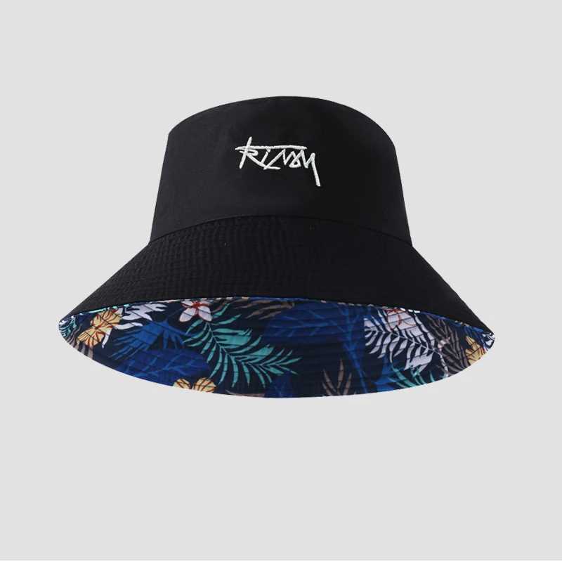 Double-sided Big Head Fisherman Hat Mens Spring and Summer Style Bucket Hat Womens Face Highlighting Small Sun Hat Basin Hat Y250707