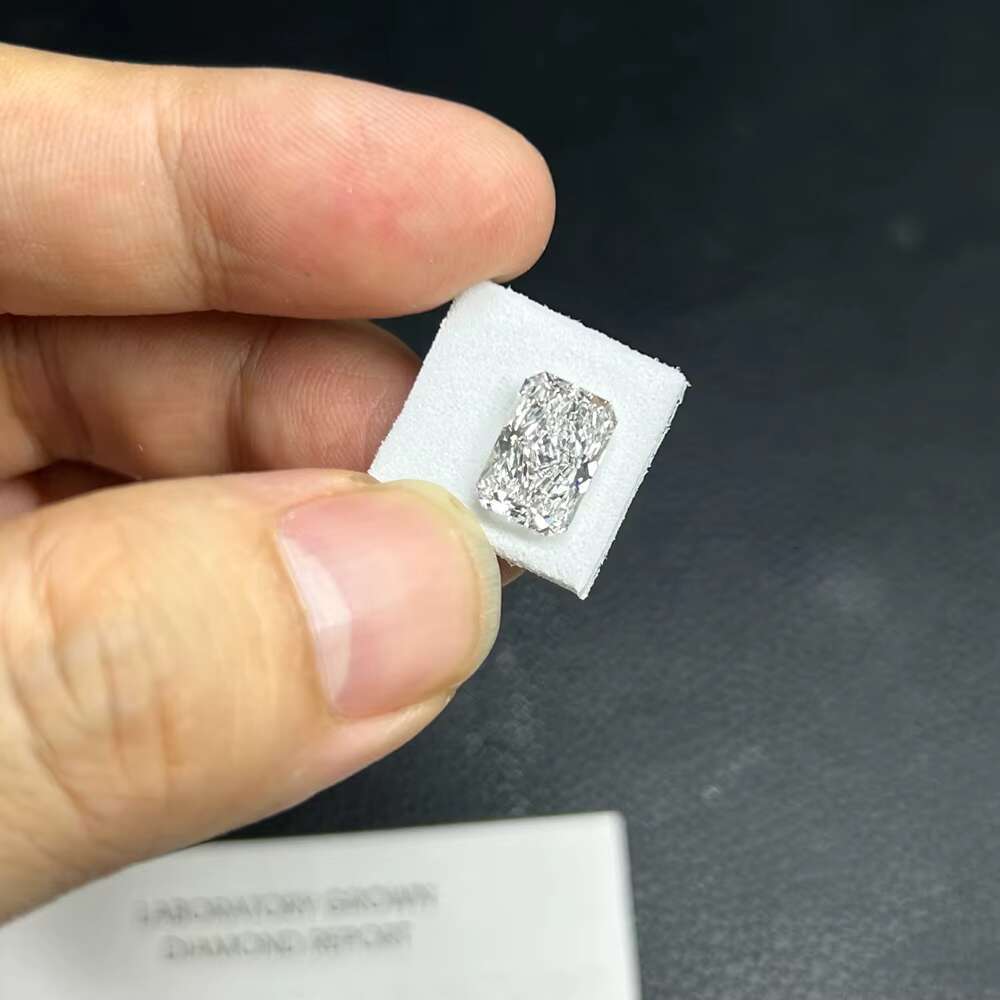 HQ GEMS1ct 2cts D VS1 HPHT Radiant Cut Diamond IGI Certificate Lab Grown 3 Carat CVD Diamond
