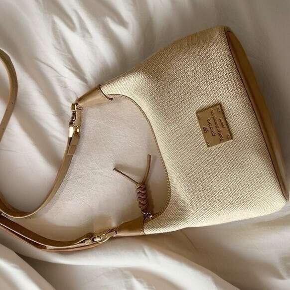 Nanfeng Chio2nd Wheat Field Gallery Handheld Tote For Women Office Canvas Miscellaneous Small Handbag Crossbody Bag