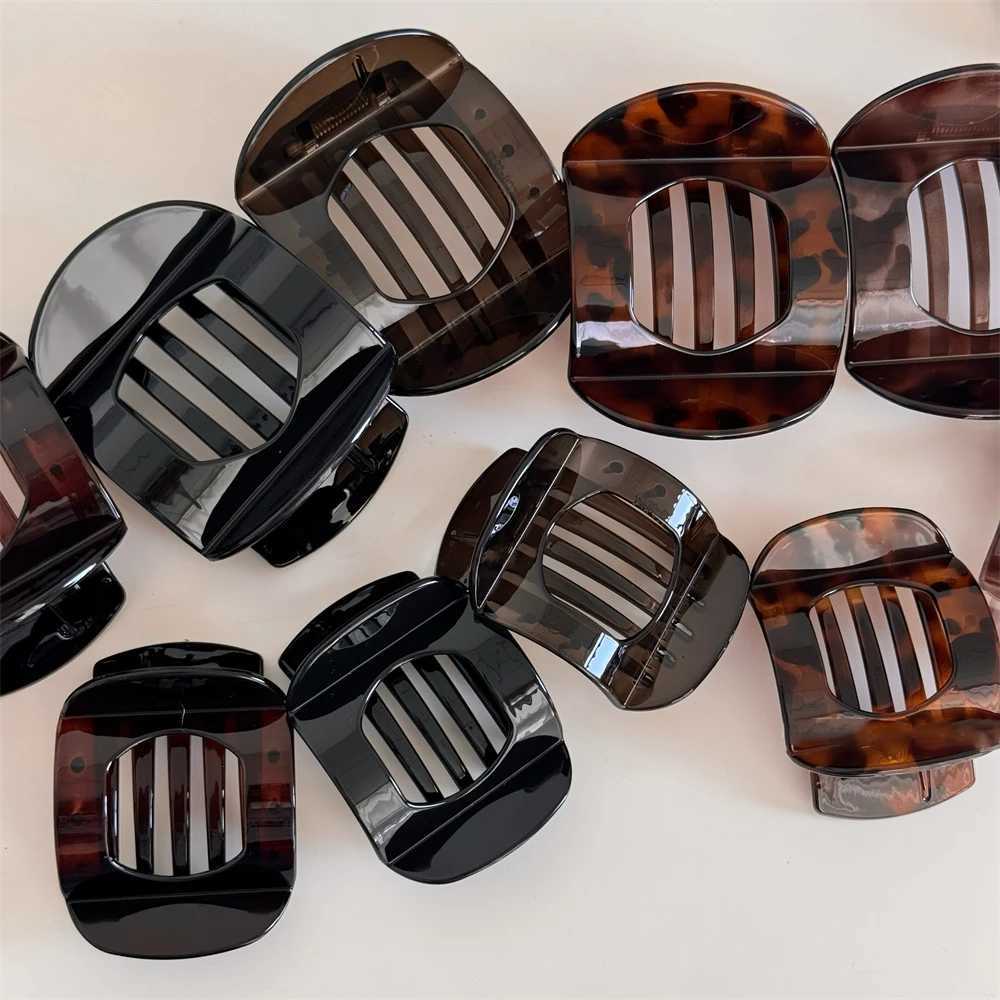 Vintage Elegant Hair Claw Clips Arc Shape Geometric Hairgrip Hairpin New Headwear Women Hair Accessories Z250707