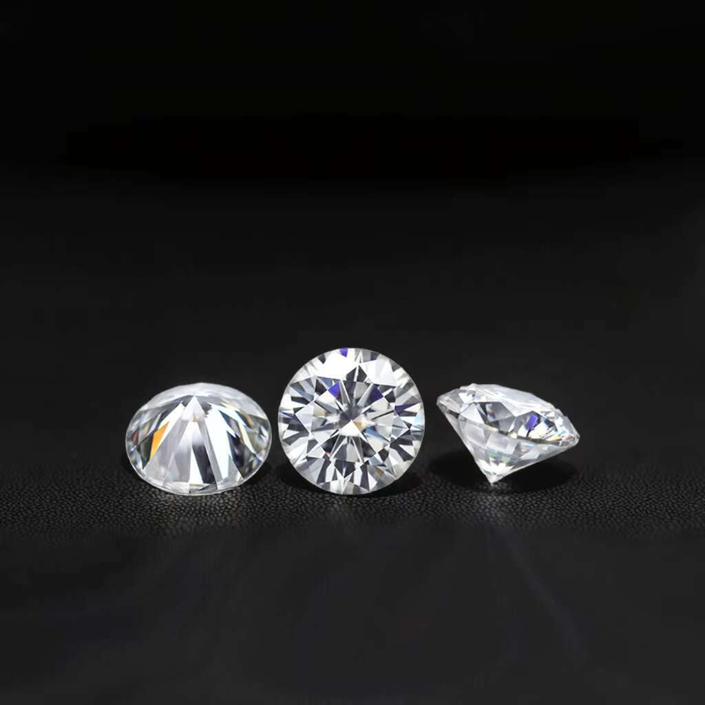 Real IGI GIA Certified 0.5ct 1ct 2ct 3ct Round Lab Grown Diamond Synthetic Loose HPHT CVD Lab Made Diamond Wholesale Price