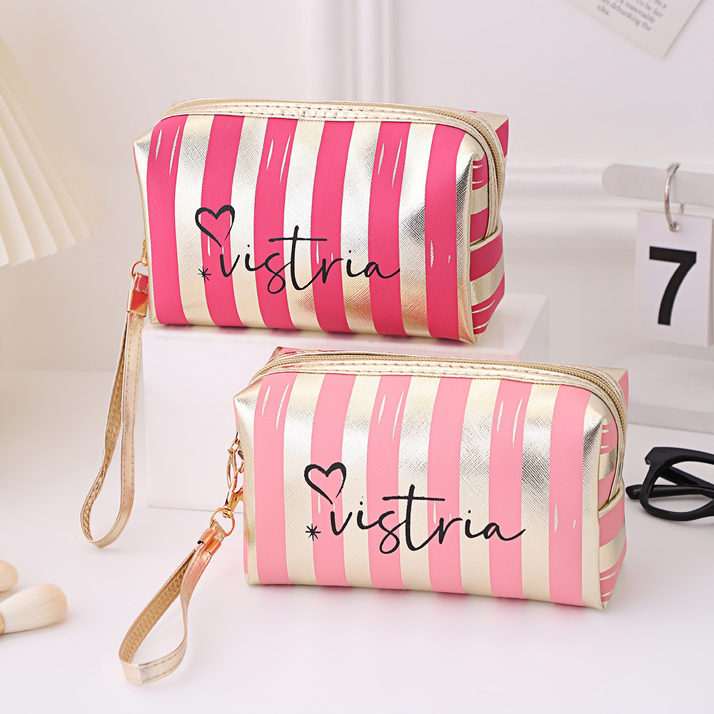 111-26Small fresh cosmetic large capacity portable skin care storage bag