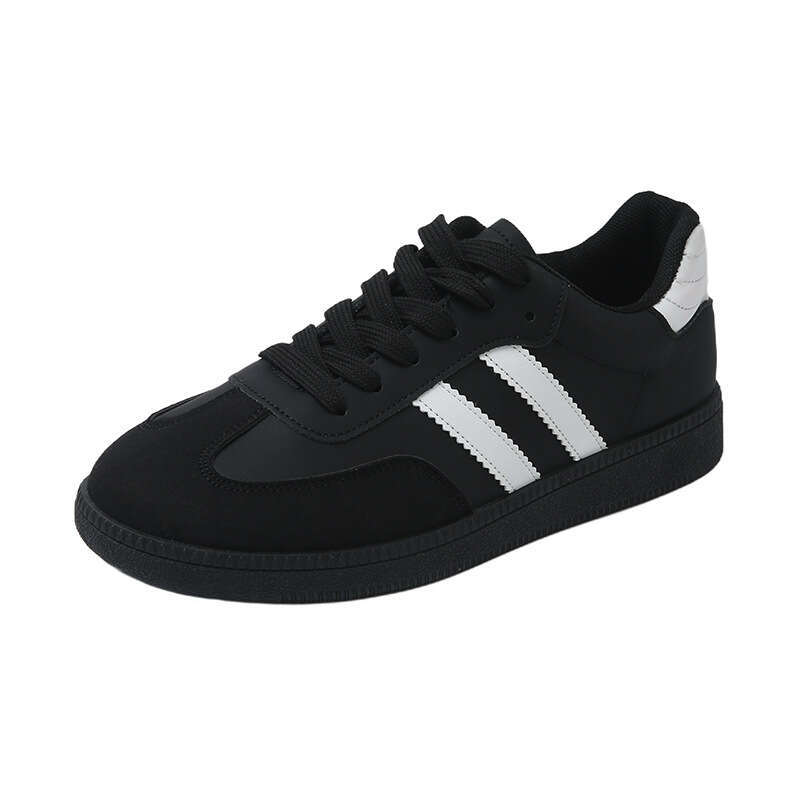 American Style Low-Top Sneakers Women, Versatile Classic Solid Color, Ins Style, Height-Increasing Thick Sole, Comfortable for Students and Commuting