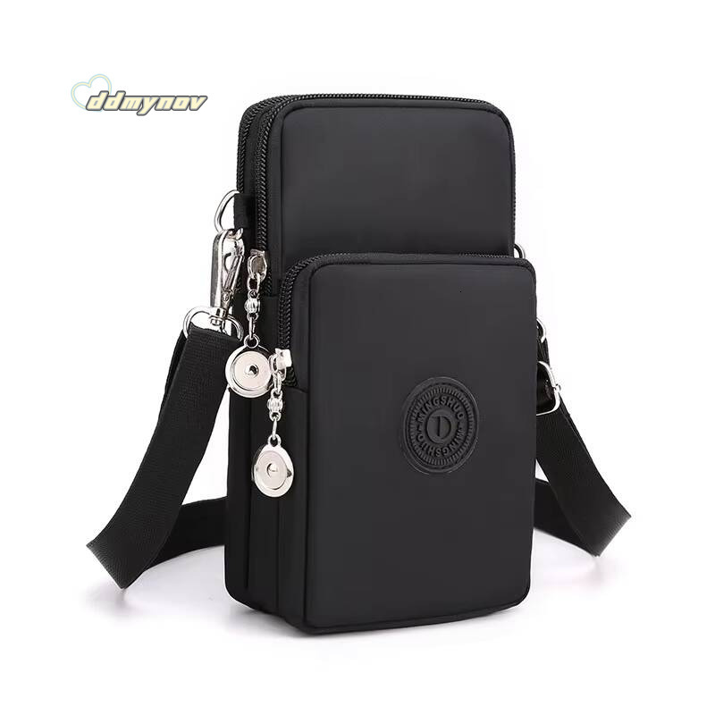 New Mobile Nylon Cell Phone Coin Strap Shoulder Bag Small Crossbody Bags for Women Wallet Travel Purse ddmynov