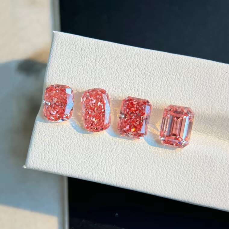 Wholesale 0.5ct 1ct 2ct 3ct 5ct Fancy Color Lab Grown Diamond IGI Certificated Excellent Cut Fancy Cut Lab CVD HPHT Diamond