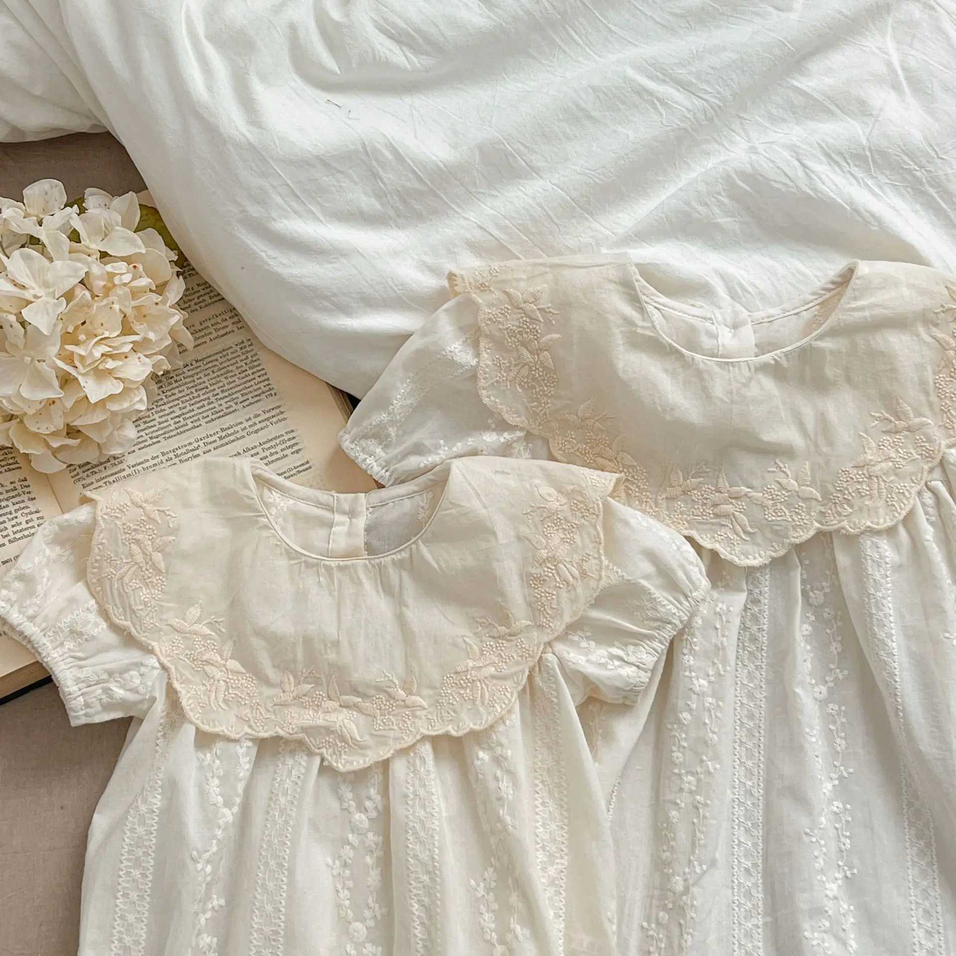 0-6Y Baby Princess Girl Dress Birthday Party Embroidery Clothes Kids Toddler Girl Dresses Infant Baby Clothes Children Outfits R250707