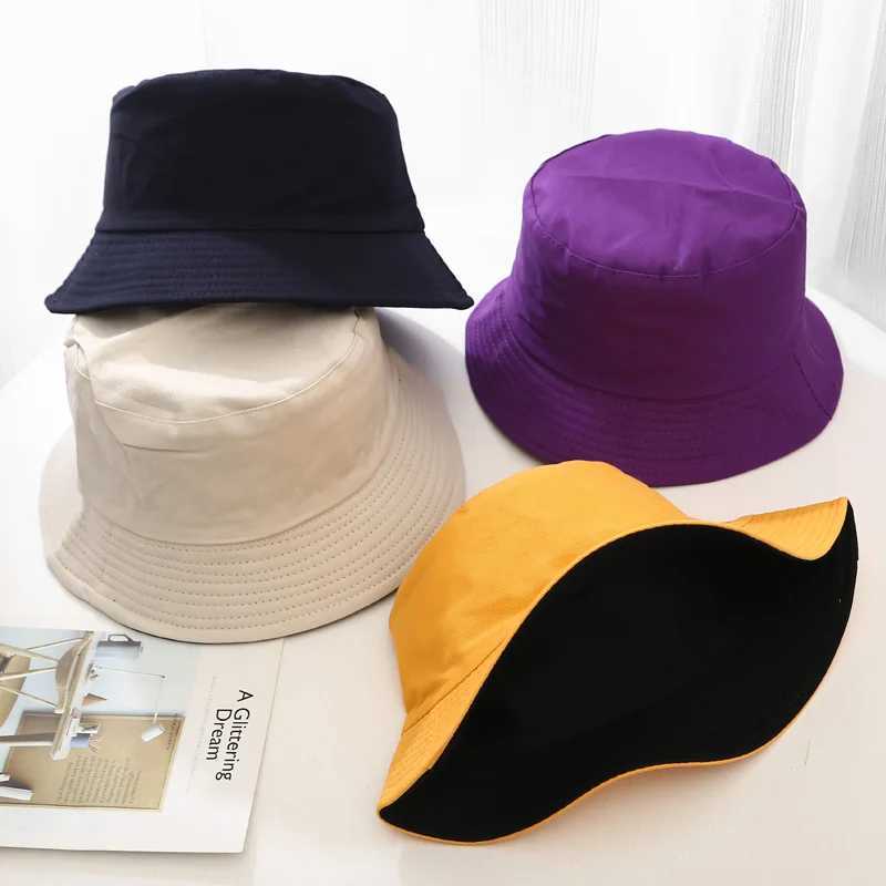 Foldable Bucket Hat Unisex Women Outdoor Sunscreen Cotton Fishing Hunting Cap Men Basin Sun Protection Hat Y250707