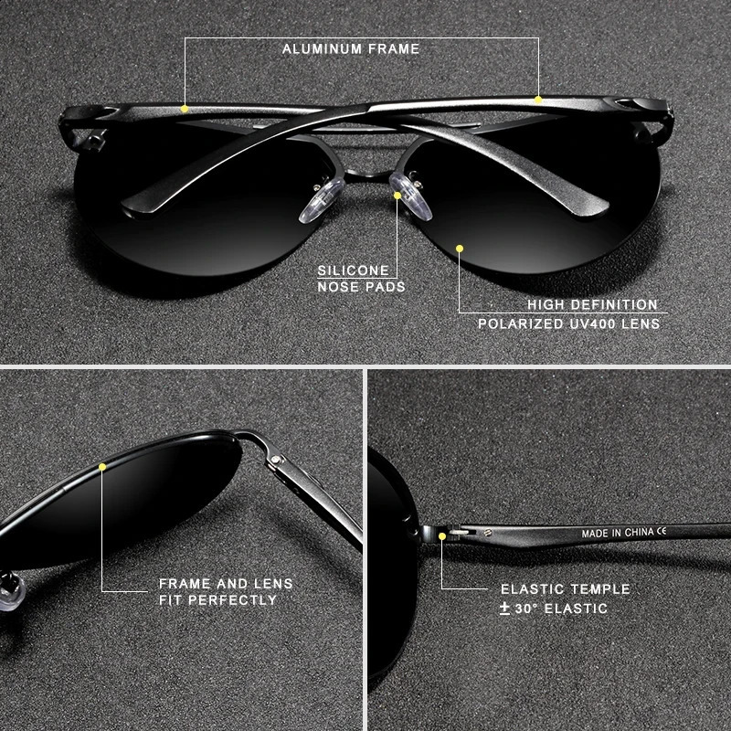 Kingseven Retro Pilot Sunglasses Men Women Driving Travel Rimless Half Frame Glasses Classical AntiGlare Vintage Male Eyewear 250707