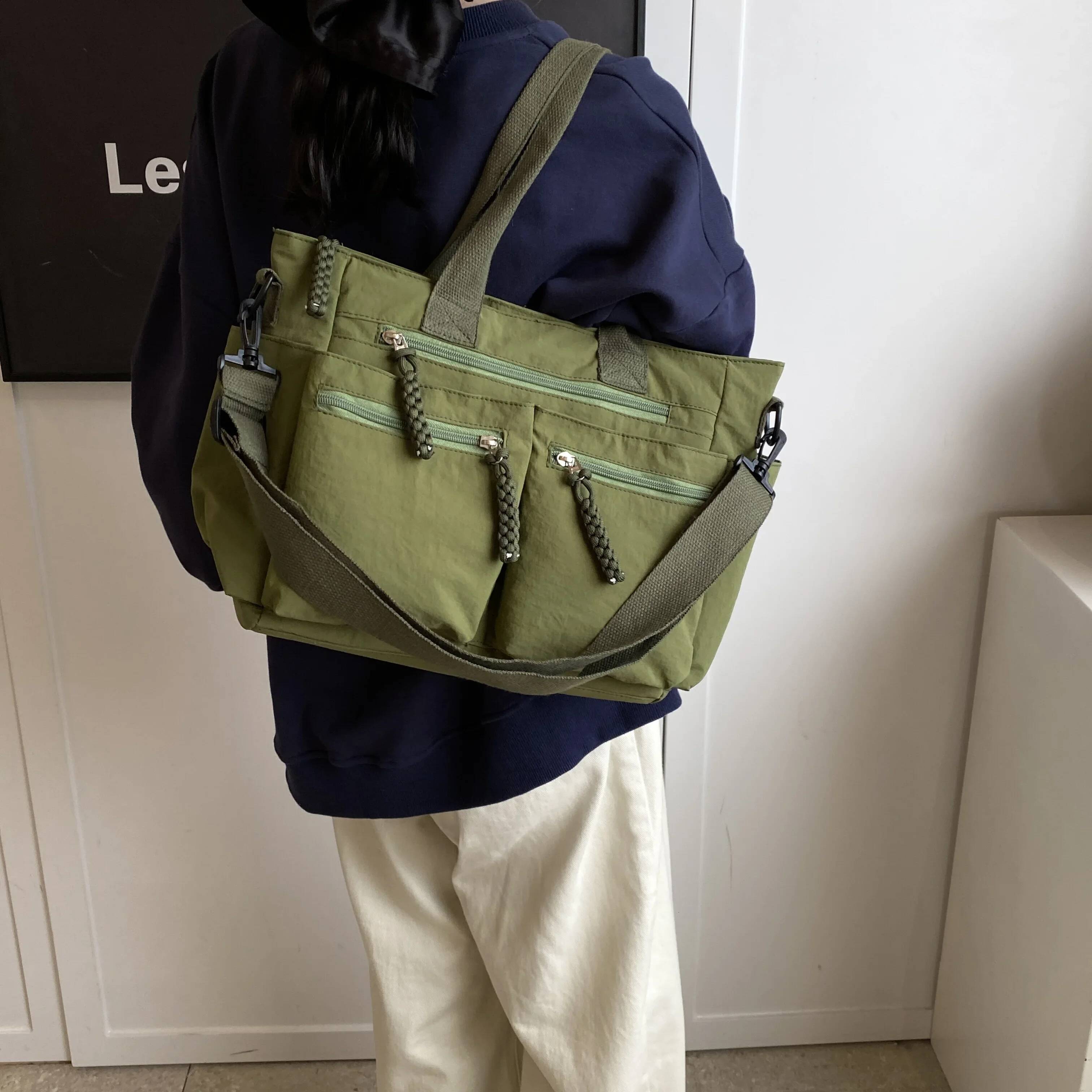 Street Casual For Men Large Capacity Messenger High Quality Oxford School Unisex Leisure Shoulder Bag Travel Handbag high-quality