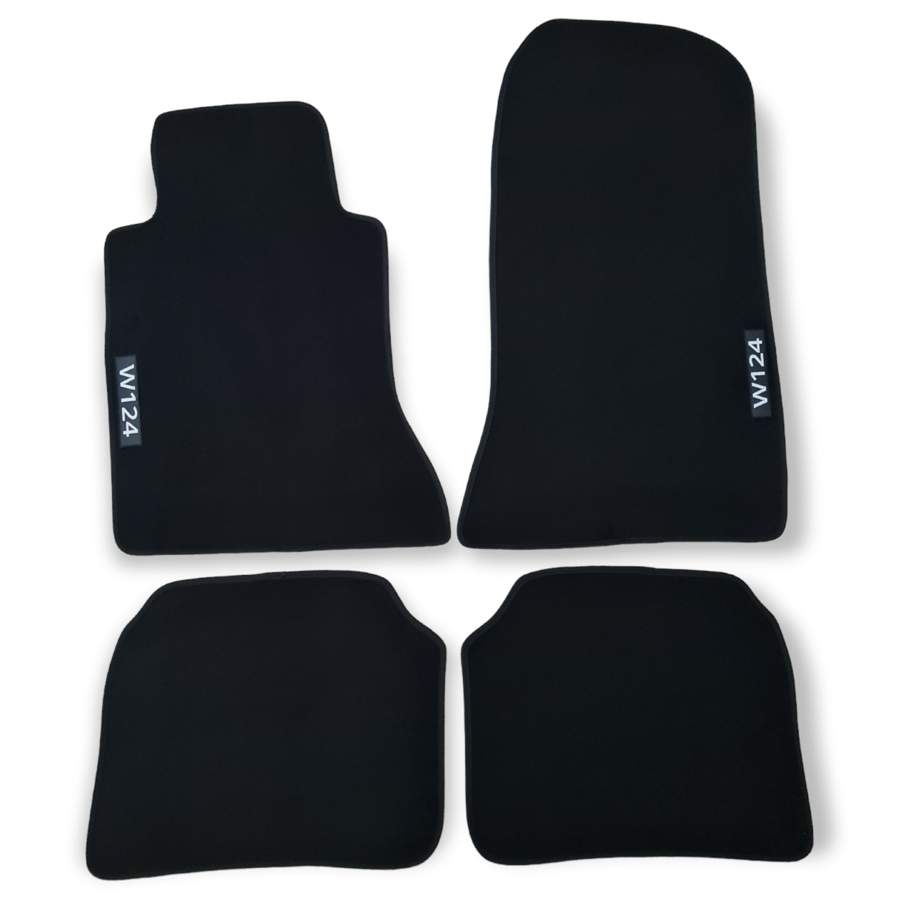 Velour Car Floor Mats For Mercedes E Class W124 Auto Liners Waterproof Black New