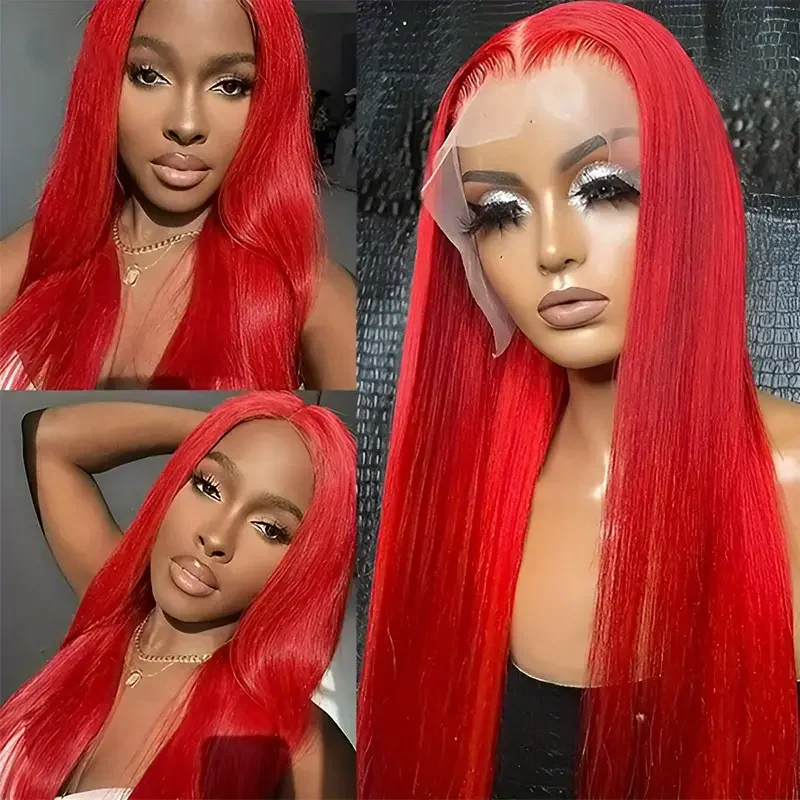 613 Hd Lace Frontal Wig 13x4 Look Like Really Human Hair Wigs Straight Lace Front Hair Wigs 200Density For Black Women Long Cosplay Synthetic Wig Prep