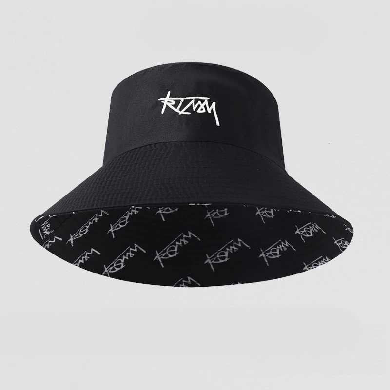 Double-sided Big Head Fisherman Hat Mens Spring and Summer Style Bucket Hat Womens Face Highlighting Small Sun Hat Basin Hat Y250707