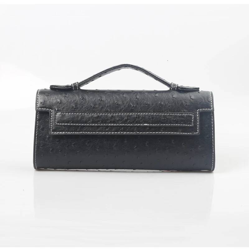 TOPHIGH Handbags Ostrich Pattern Designer Bags For Women Tote Long Clutch Ladies Party Bolso Purse Bolsa Femimina high-quality