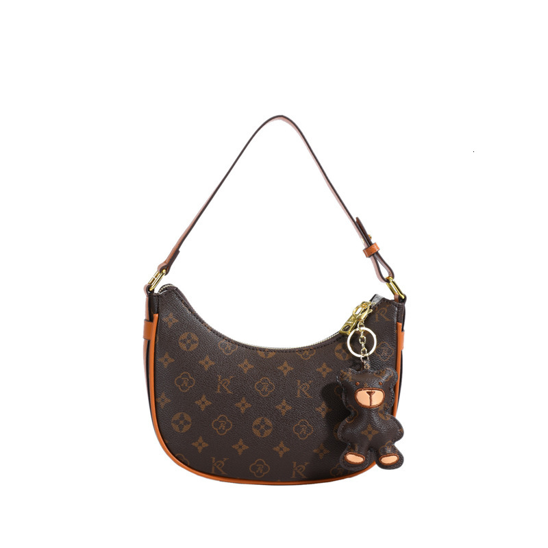 Designer High-End Small for Women 2025 New Vintage Color-Block Fashion Versatile Underarm Shoulder Crossbody Light Luxury Women's Bag