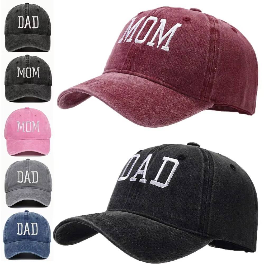 DAD MOM Embroidery Cotton Baseball Fashion Women Men Sport Visors Snapback Cap Sun Hat Breathable Outdoor Caps ddmythur